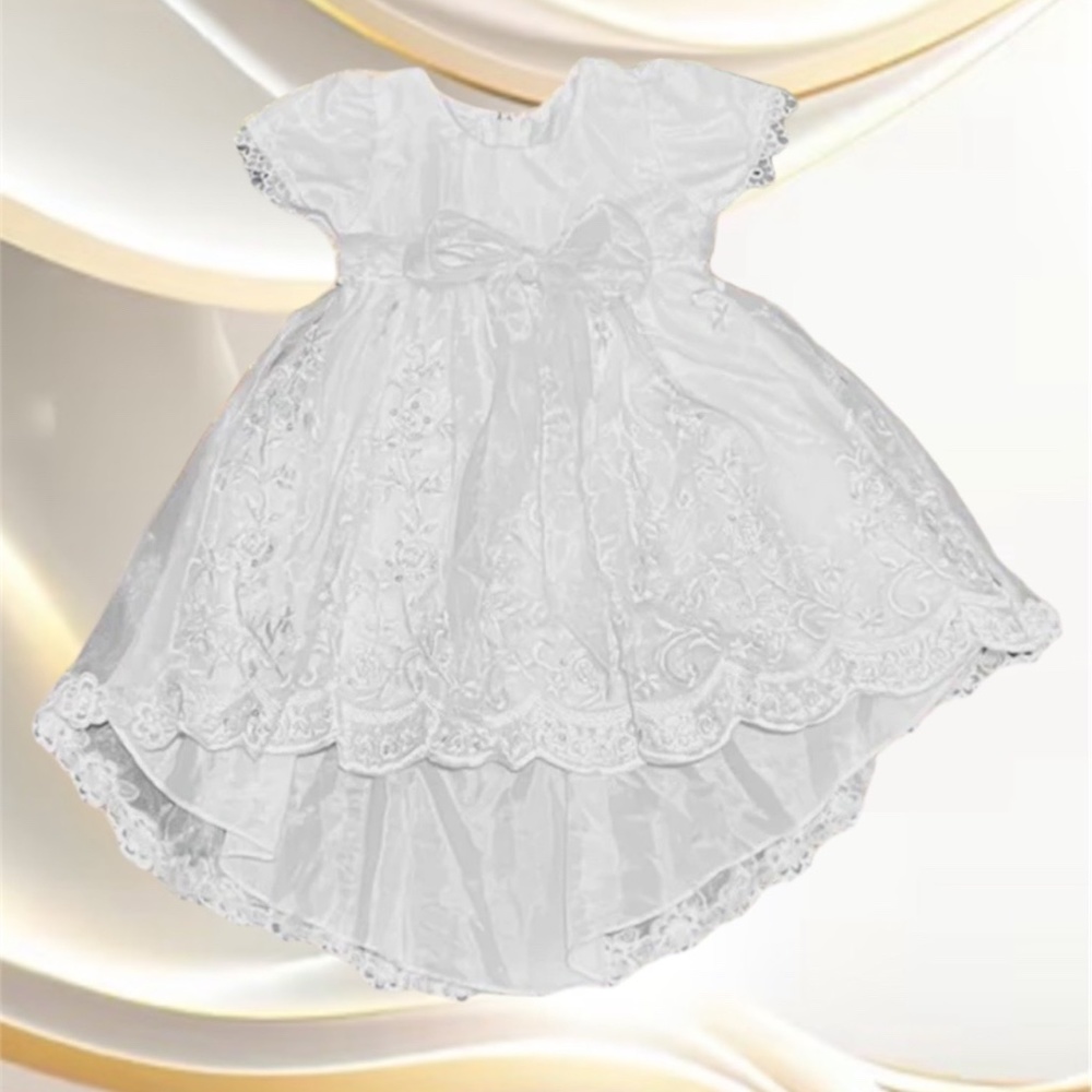Baby Girls Christening White Dress